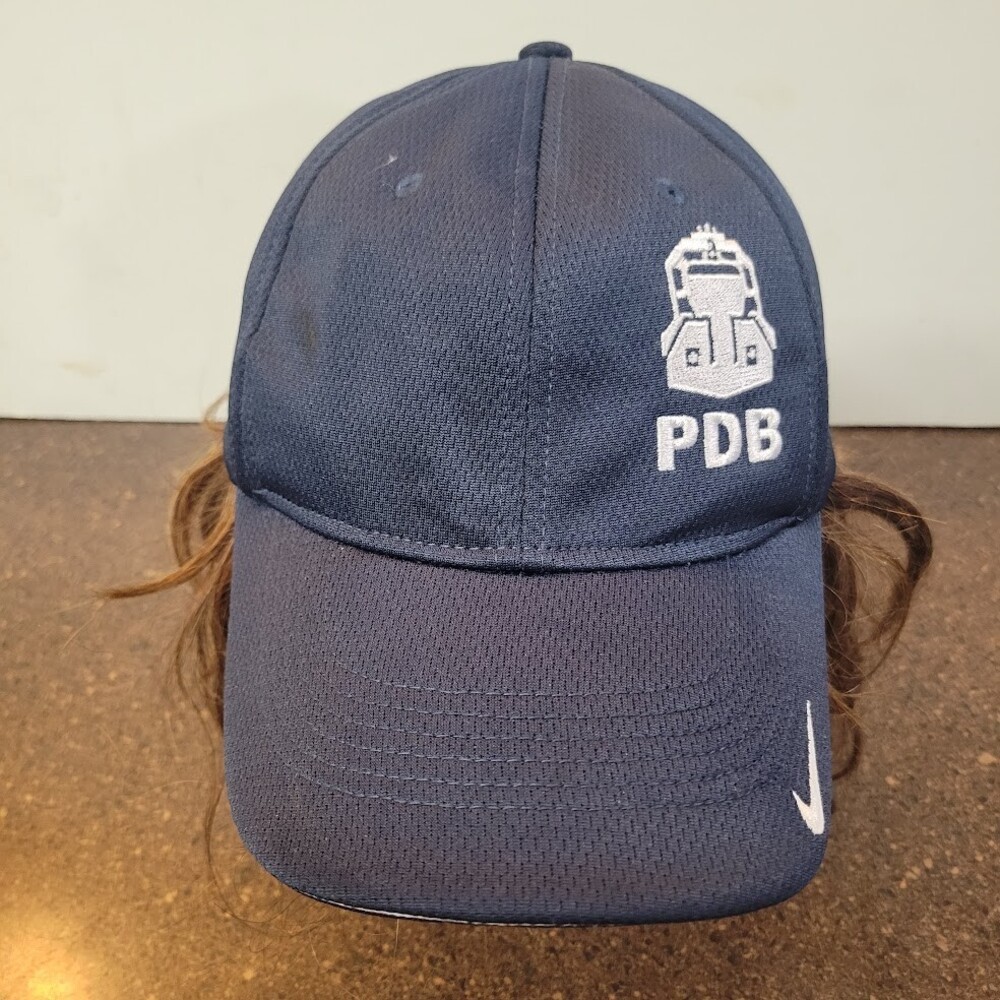 Nike Golf Train PDB Blue Hat Cap Fitted Mens Made in USA